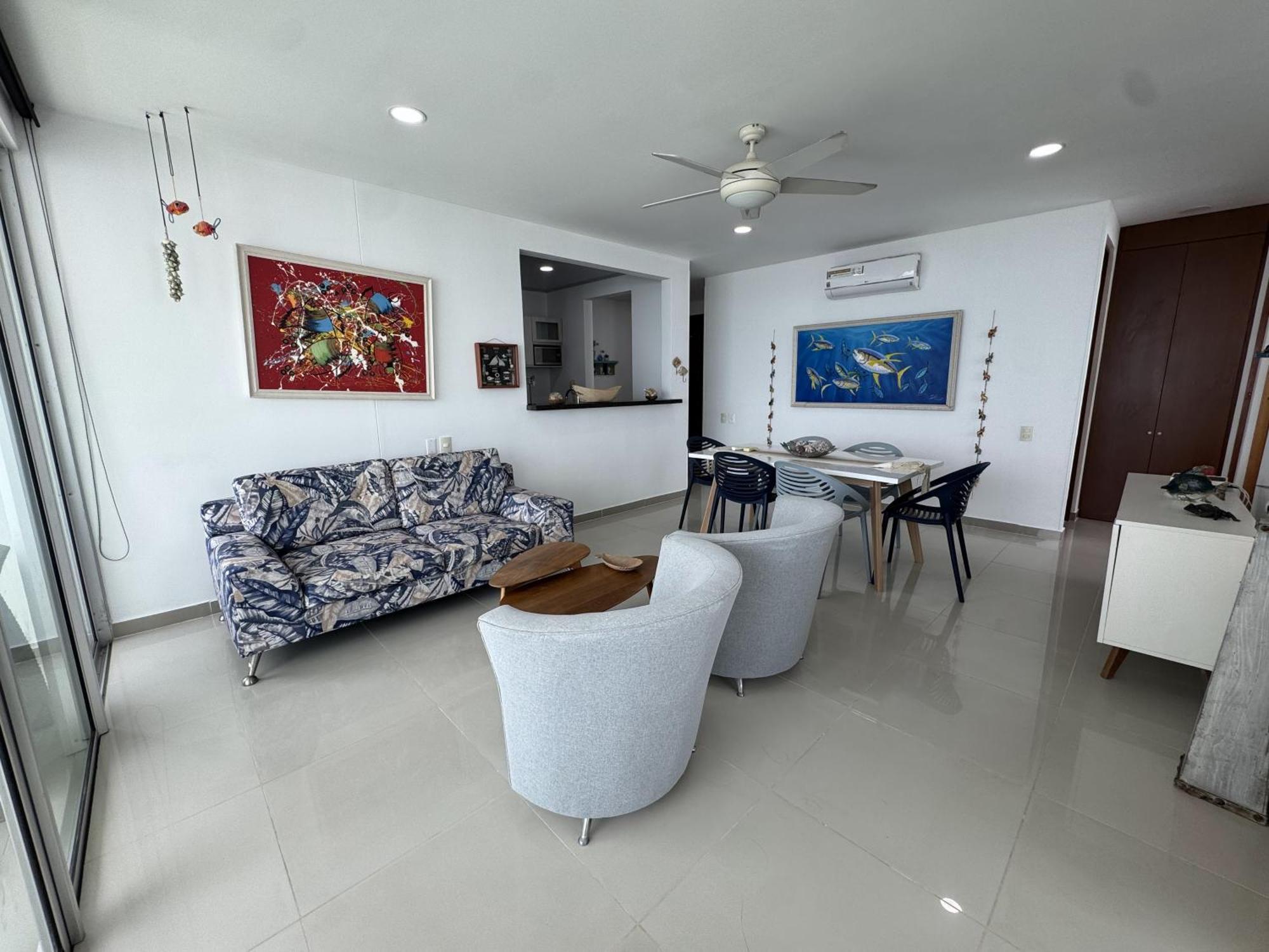 Apartamento En Con Vista Al Mar Cartagena